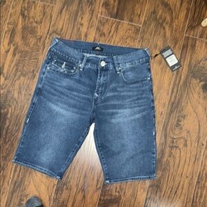 Men's Blue Denim Shorts